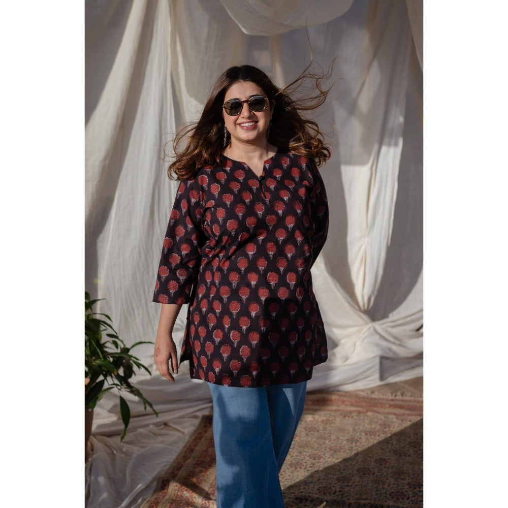 The Indian Ethnic Co. Jahota Cotton Short Top