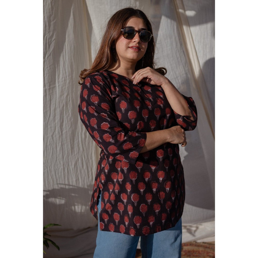 The Indian Ethnic Co. Jahota Cotton Short Top