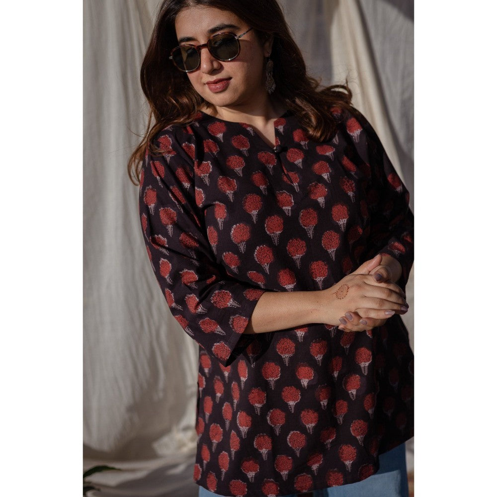 The Indian Ethnic Co. Jahota Cotton Short Top