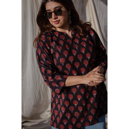 The Indian Ethnic Co. Jahota Cotton Short Top