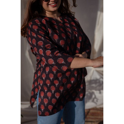 The Indian Ethnic Co. Jahota Cotton Short Top