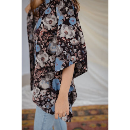 The Indian Ethnic Co. Black Jahota Cotton Tunic