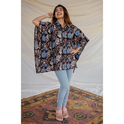 The Indian Ethnic Co. Black Jahota Cotton Tunic