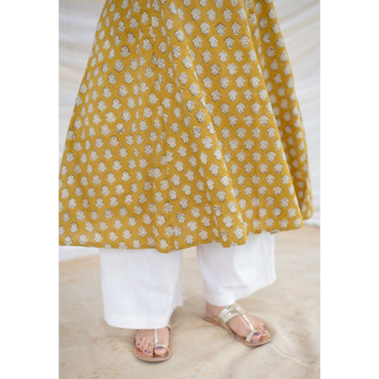 The Indian Ethnic Co. Hiral Bagru Kali Cotton Kurta