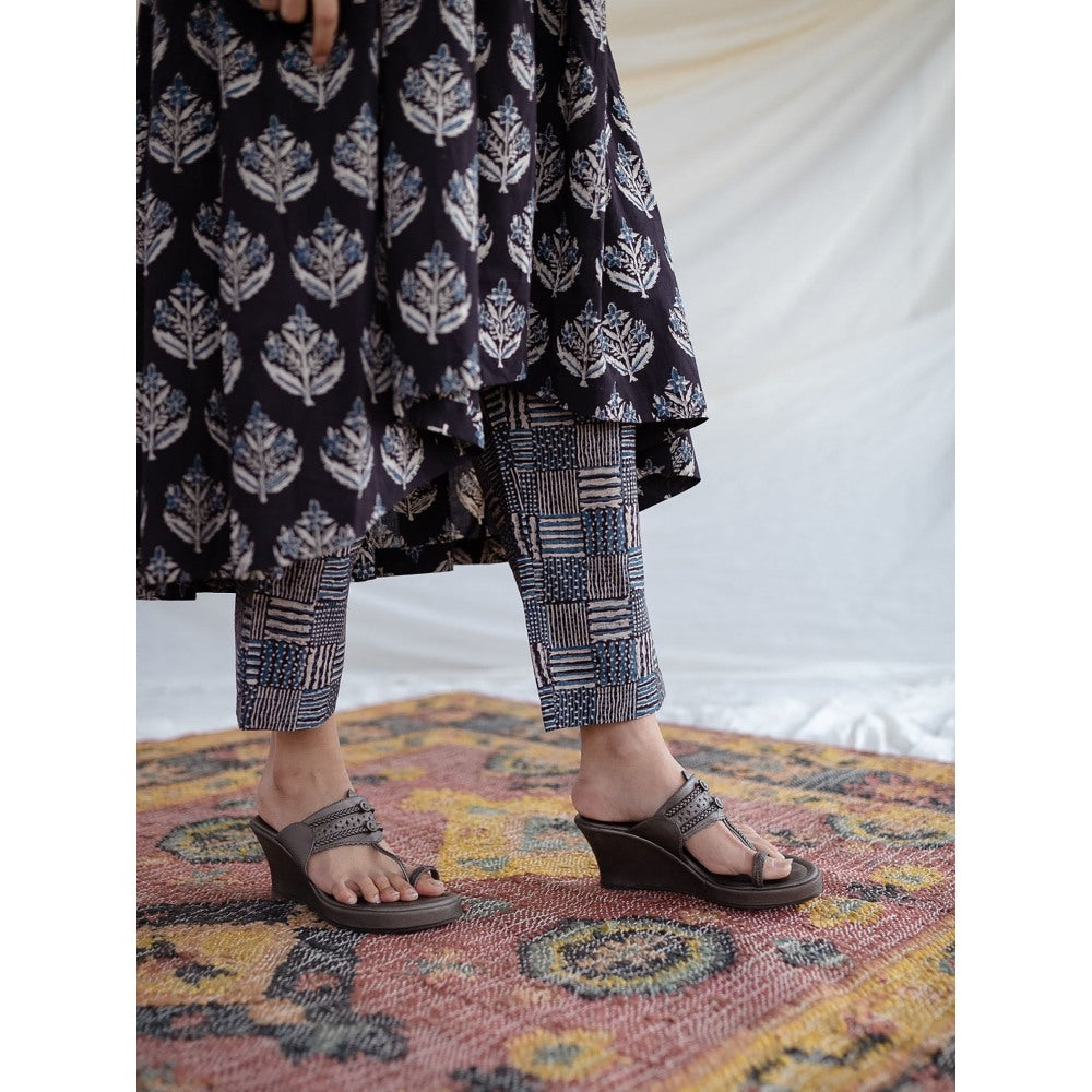 The Indian Ethnic Co. Kusum Ajrakh Cotton Pants