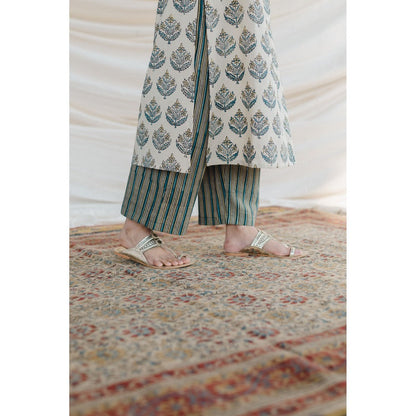 The Indian Ethnic Co. Aarohi Ajrakh Cotton Pants