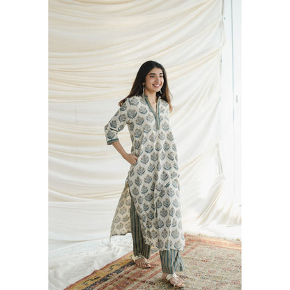 The Indian Ethnic Co. Aarohi Ajrakh Cotton Pants