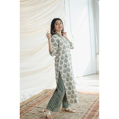 The Indian Ethnic Co. Aarohi Ajrakh Cotton Pants