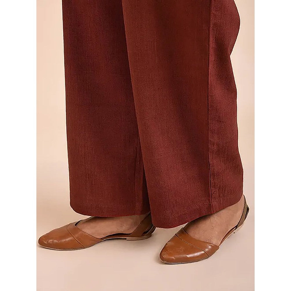 The Indian Ethnic Co. Madder Kala Cotton Palazzo