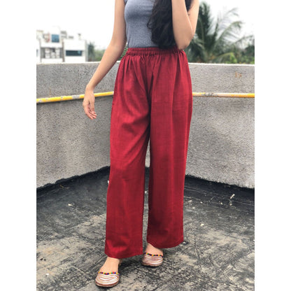 The Indian Ethnic Co. Madder Kala Cotton Palazzo