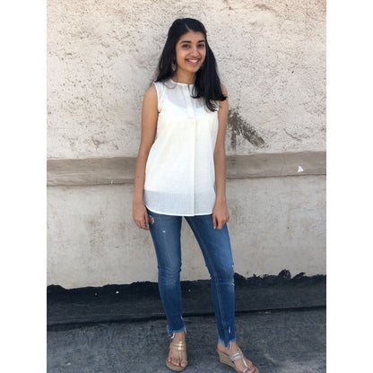 The Indian Ethnic Co. Muslin Top
