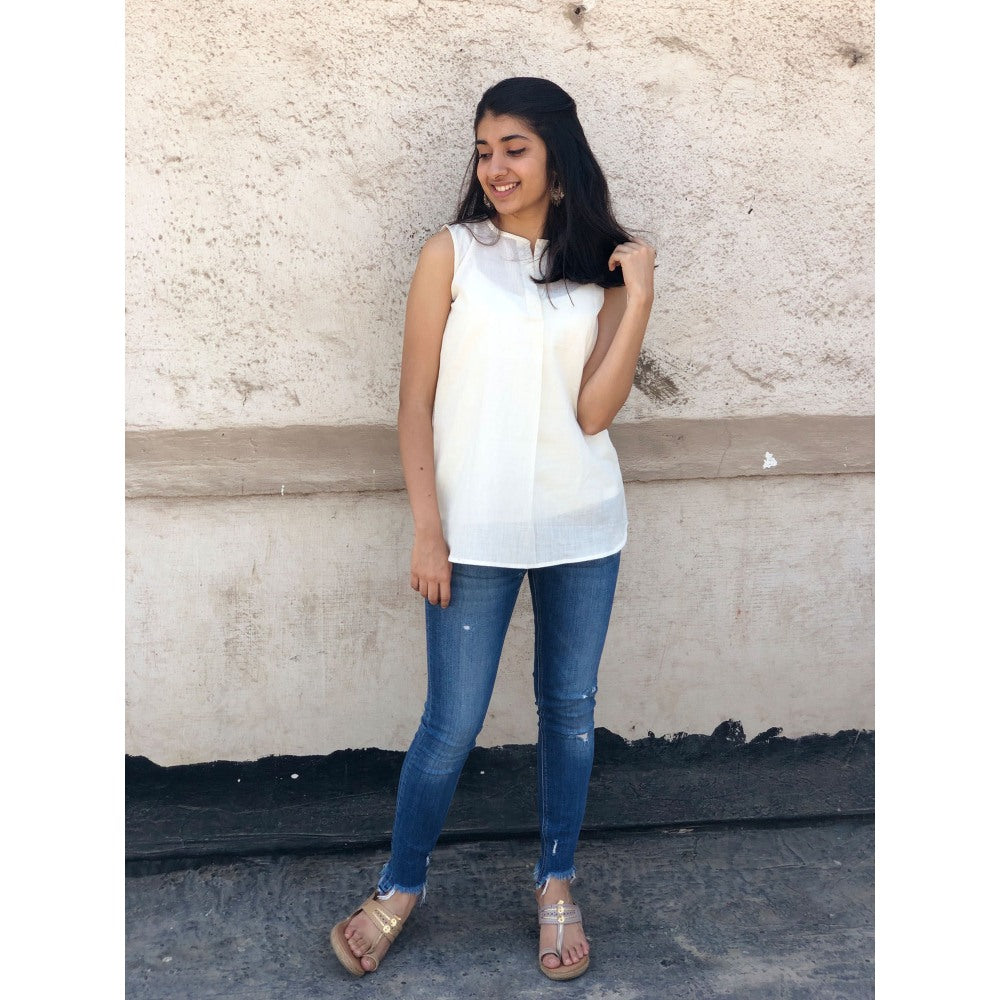The Indian Ethnic Co. Muslin Top