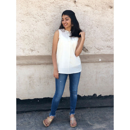 The Indian Ethnic Co. Muslin Top