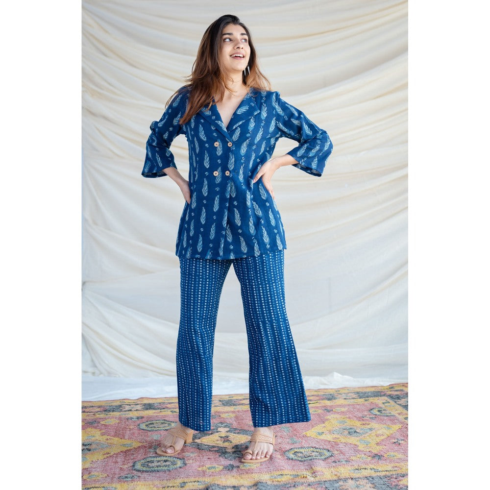 The Indian Ethnic Co. Samita Dabu Cotton Co-Ord Suit (Set of 2)