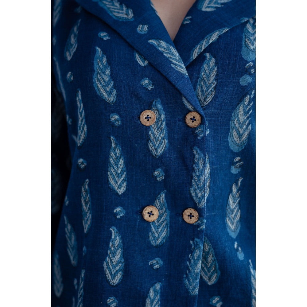 The Indian Ethnic Co. Samita Dabu Cotton Co-Ord Suit (Set of 2)