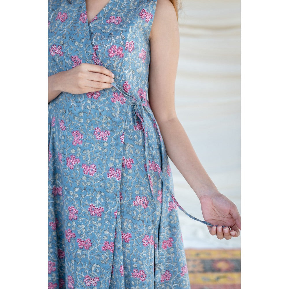 The Indian Ethnic Co. Ashnoor Sanganeri Organic Cotton Dress
