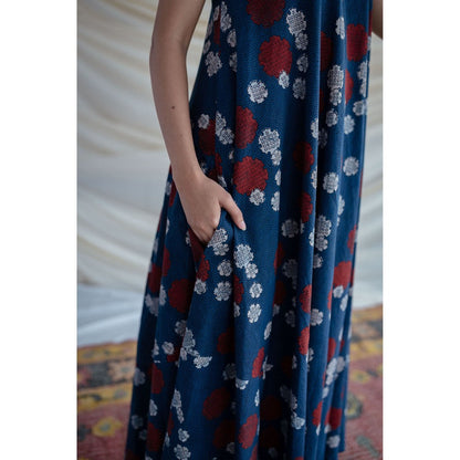 The Indian Ethnic Co. Anahita Ajrakh Cotton Dress