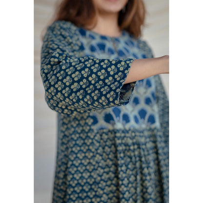 The Indian Ethnic Co. Gamini Ajrakh Cotton Kurta