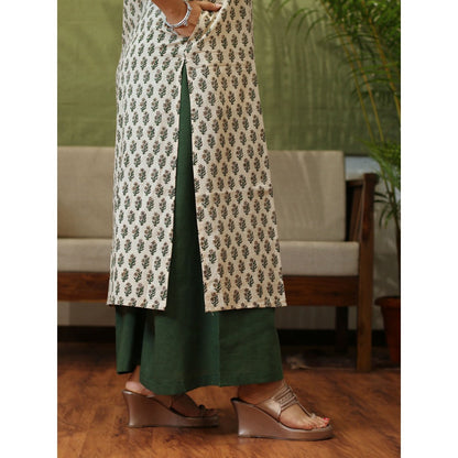The Indian Ethnic Co. Asin Bagru Cotton Kurta