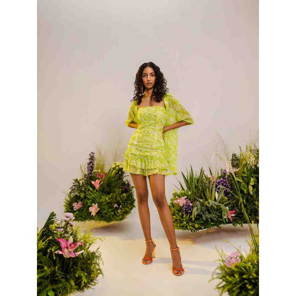 THE IASO Green Kioko Beach Shrug