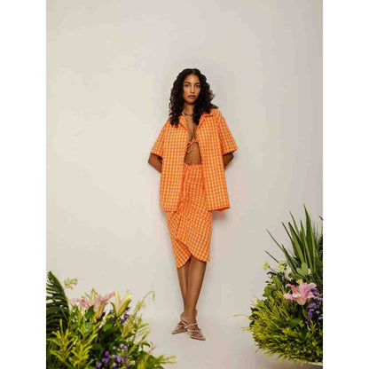 THE IASO Orange Kaz Matching Beach (Set of 3)