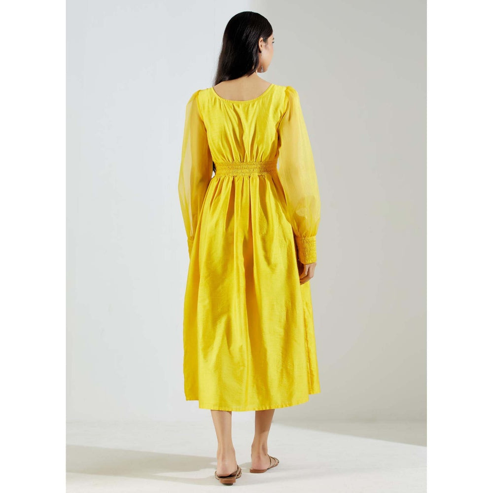 The Indian Cause Yellow Electra Dress