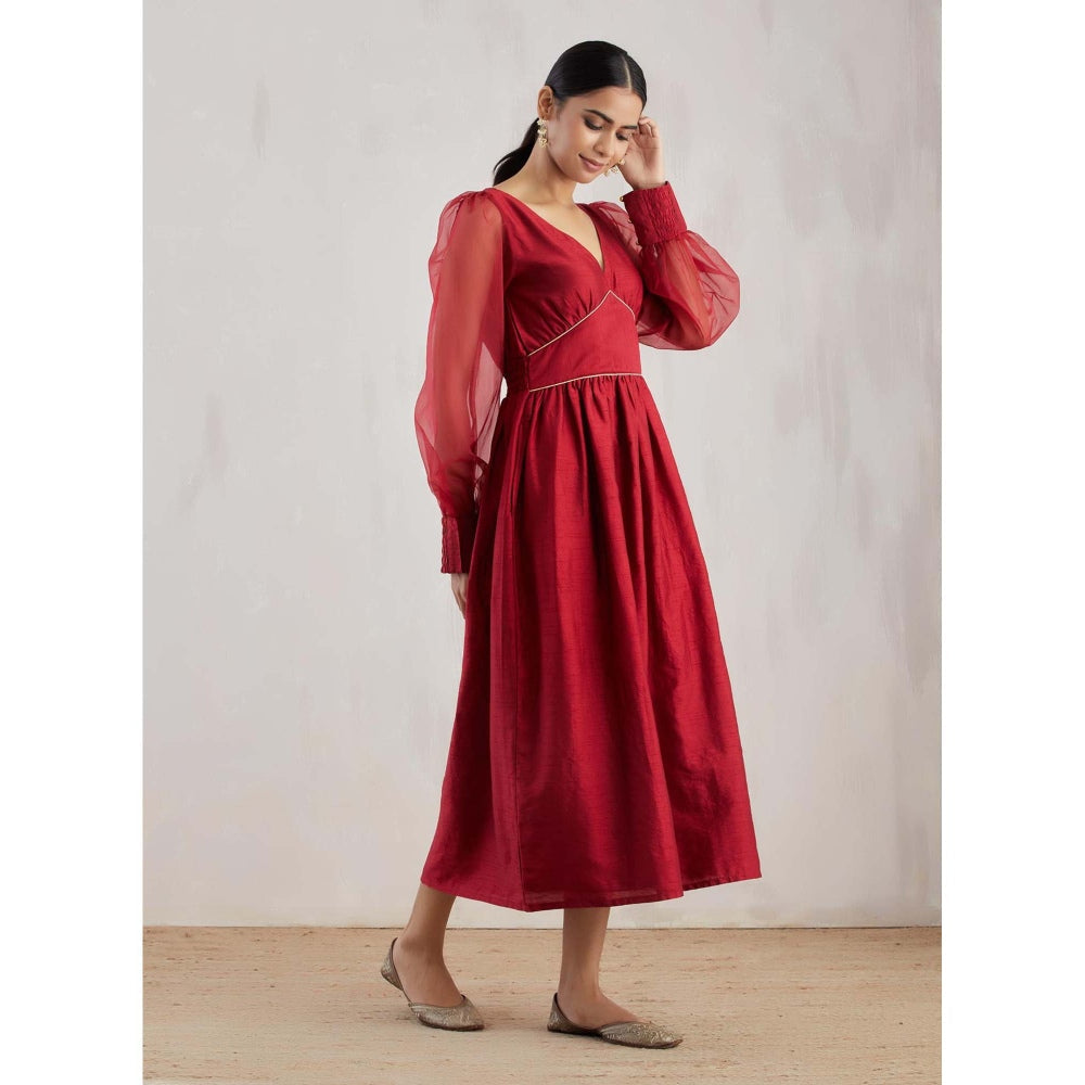 The Indian Cause Red Electra Dress