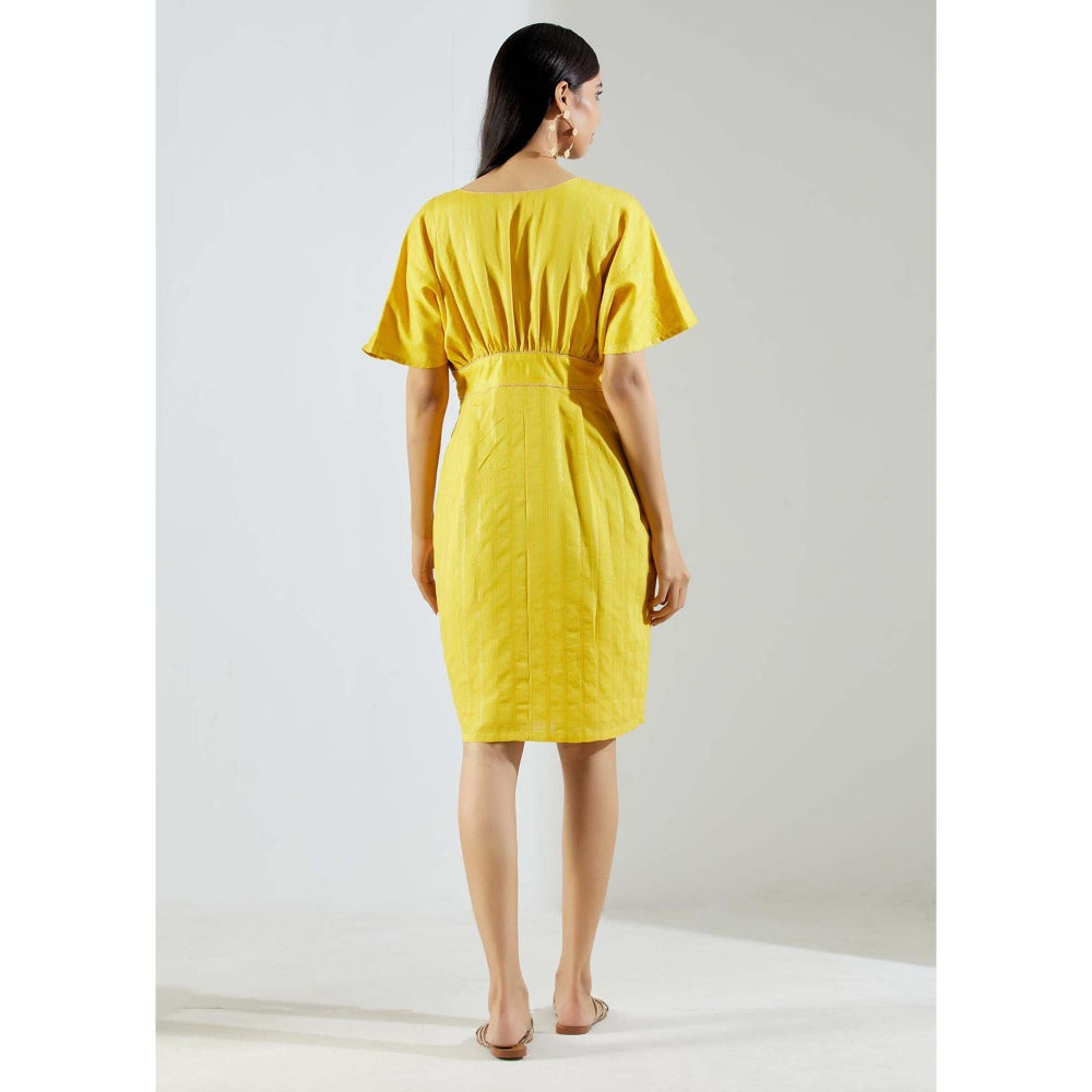 The Indian Cause Yellow Sham Dress