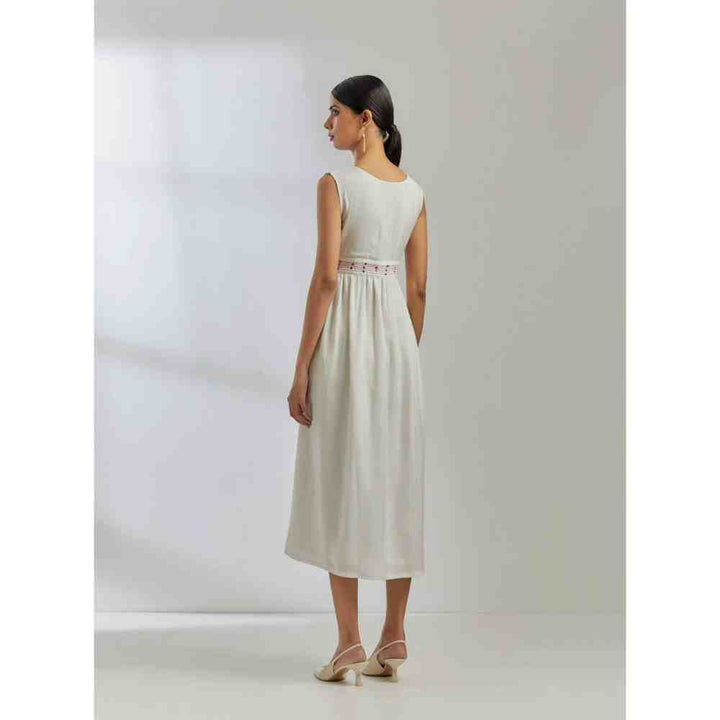 TIC White Silk Sirgus Dress