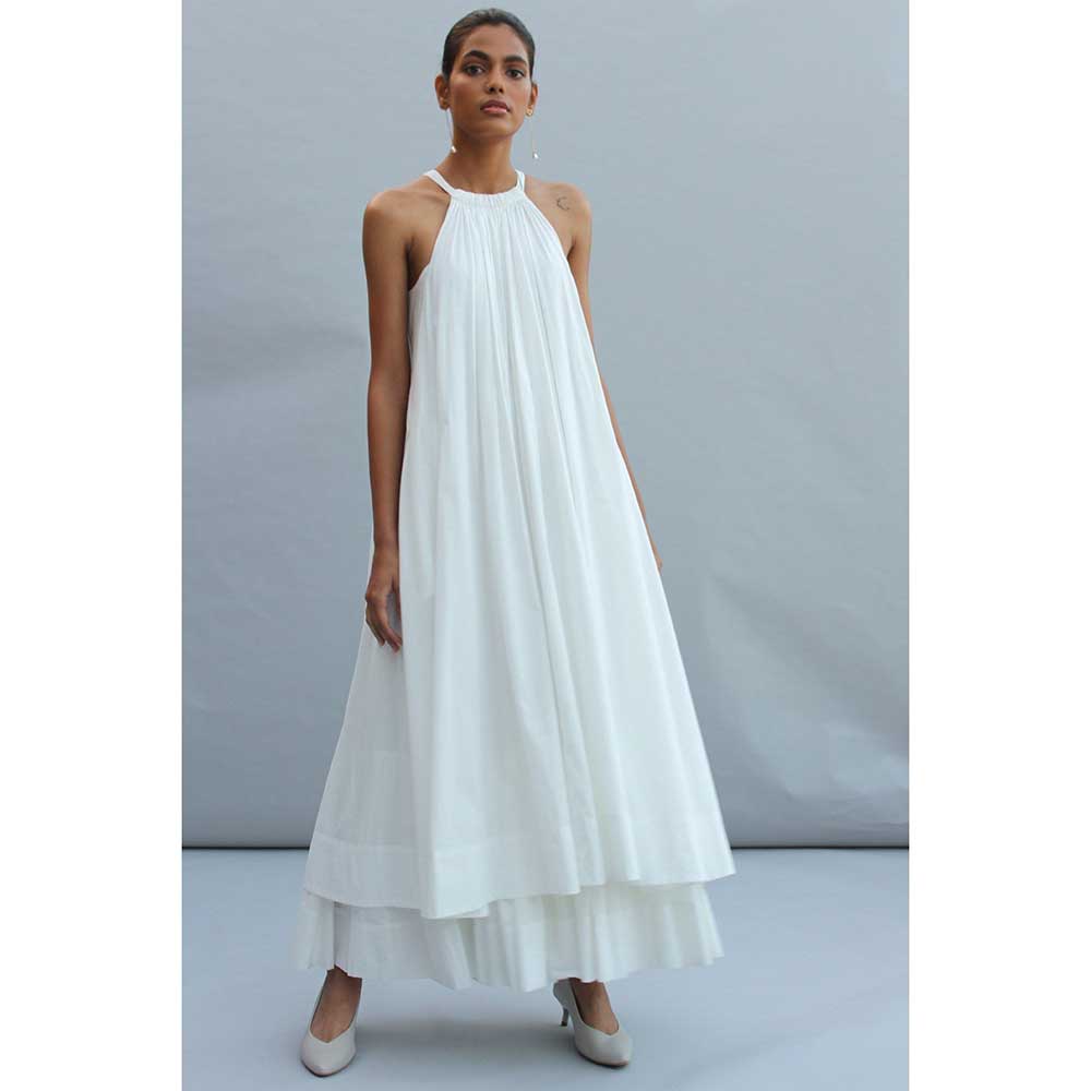 The Summer House Abeer Dress White