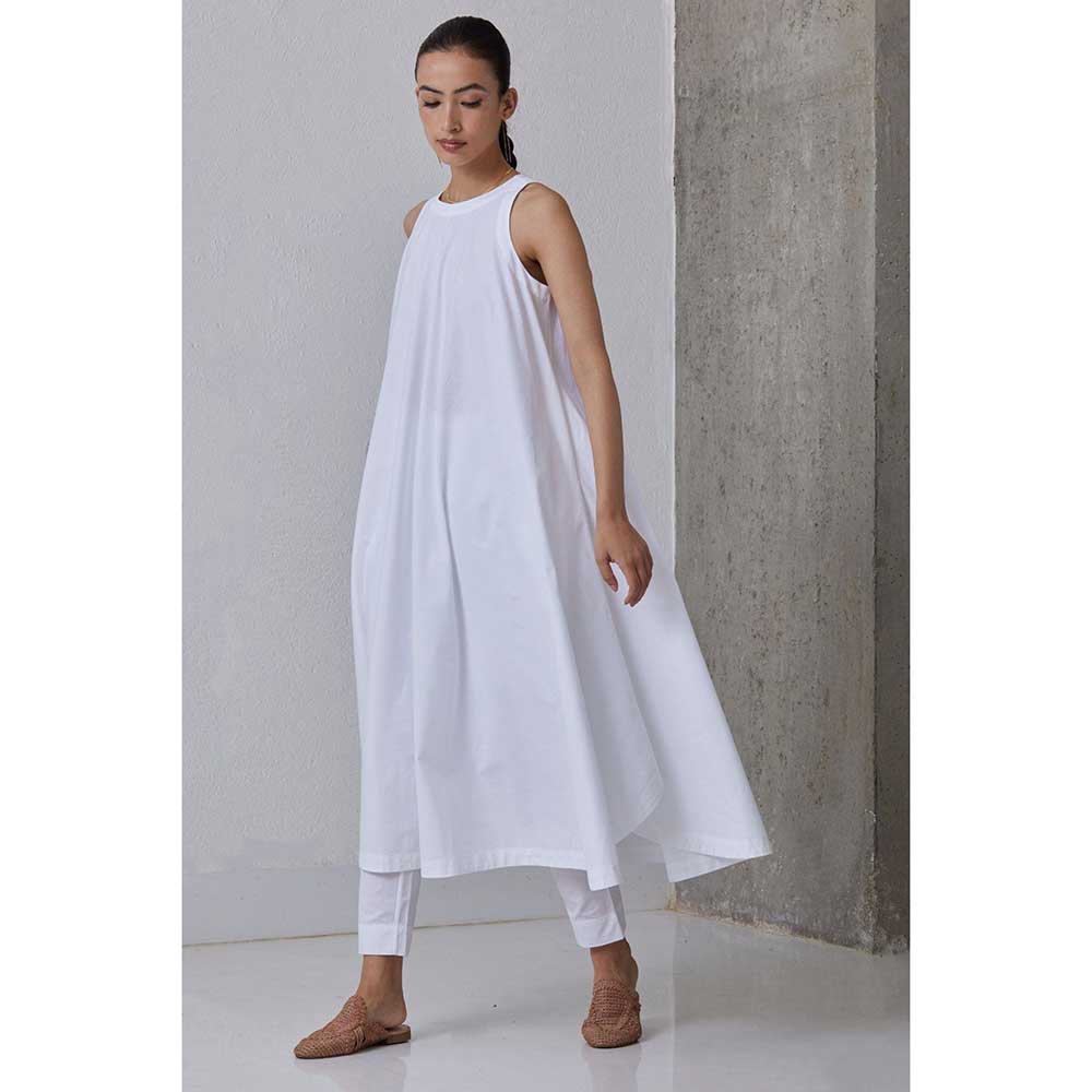 The Summer House Audric White Co-Ord (Set of 2)