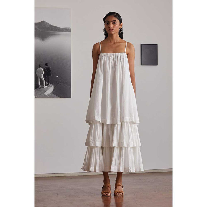 The Summer House Lev Dress White