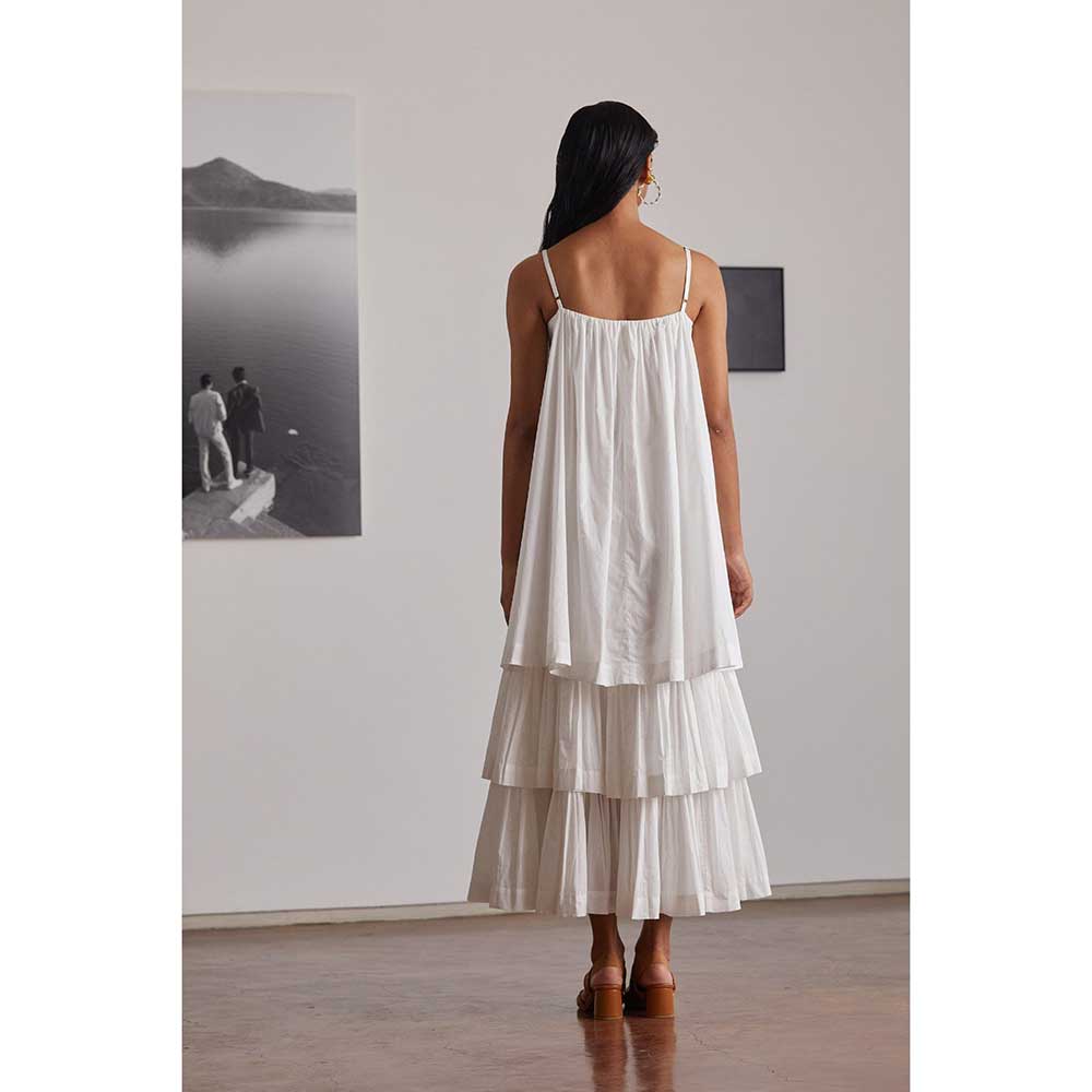 The Summer House Lev Dress White