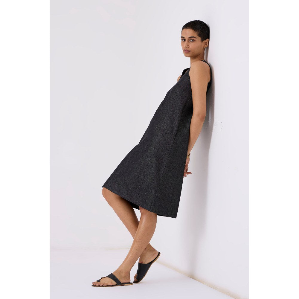 The Summer House Strand Recycled Denim Dress