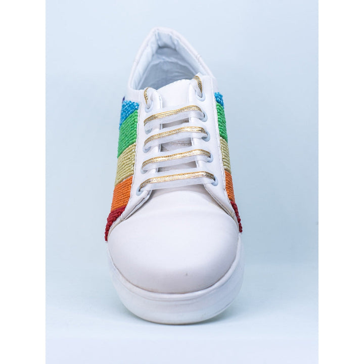 The Saree Sneakers Multi-Color Rainbow Sneaker