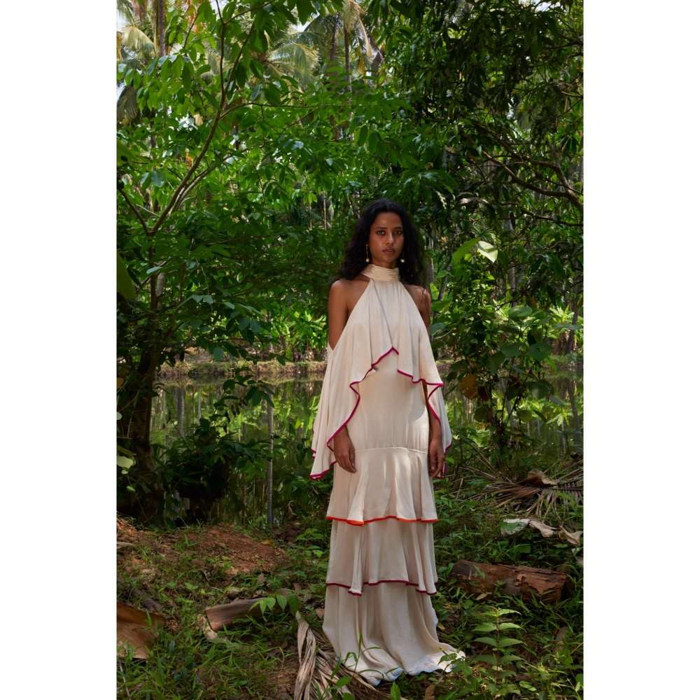 Twinkle Hanspal 3-Tiered Maxi Dress