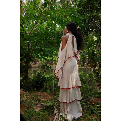 Twinkle Hanspal 3-Tiered Maxi Dress