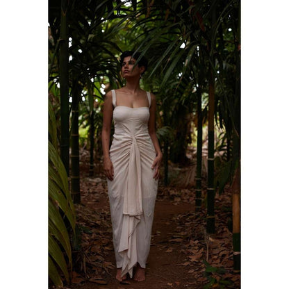 Twinkle Hanspal Draped Dress with Strap