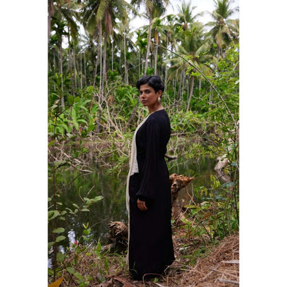 Twinkle Hanspal Colorblocked Dress with Drapes