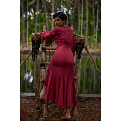 Twinkle Hanspal Tie-Up Dress with Knotted Front