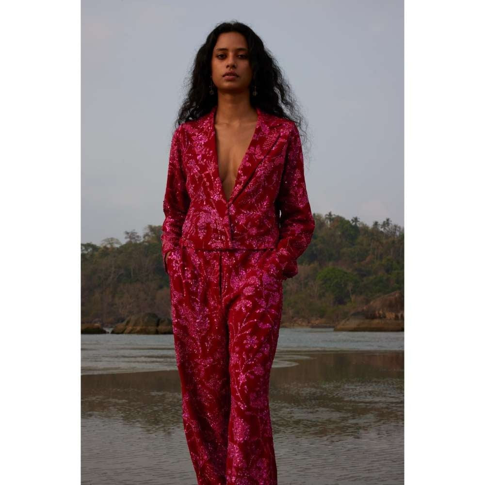 Twinkle Hanspal Hand Embroidered Blazer (Set of 2)