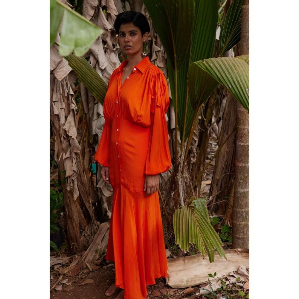 Twinkle Hanspal Shirt Dress with Shoulder Details