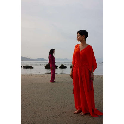 Twinkle Hanspal 4-Tiered Kaftan Dress