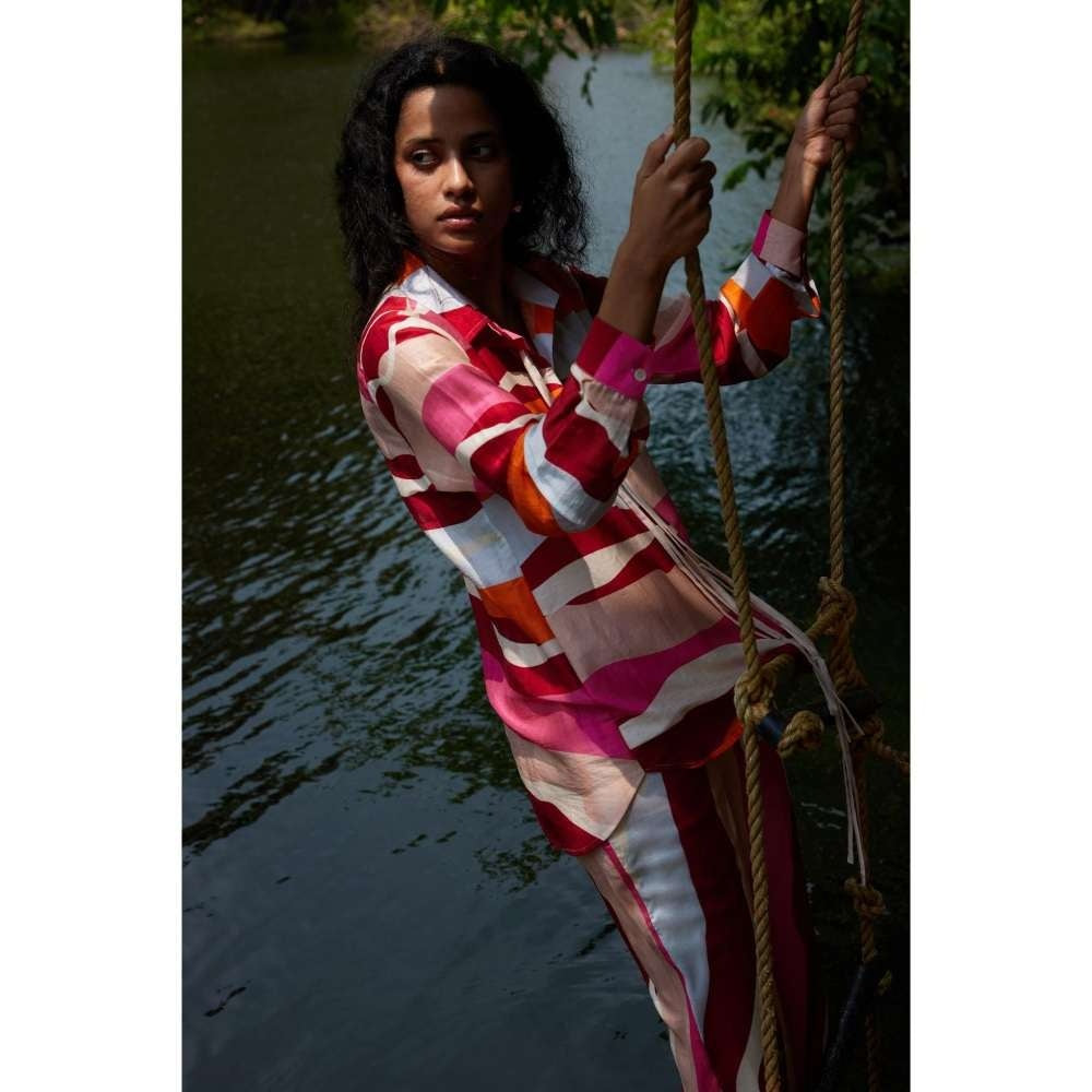 Twinkle Hanspal Printed Shirt with Pant (Set of 2)