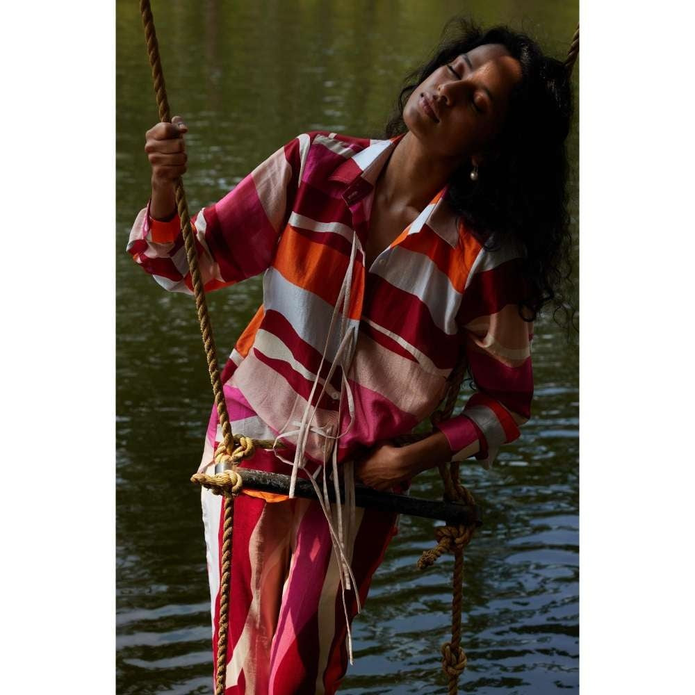 Twinkle Hanspal Printed Shirt with Pant (Set of 2)