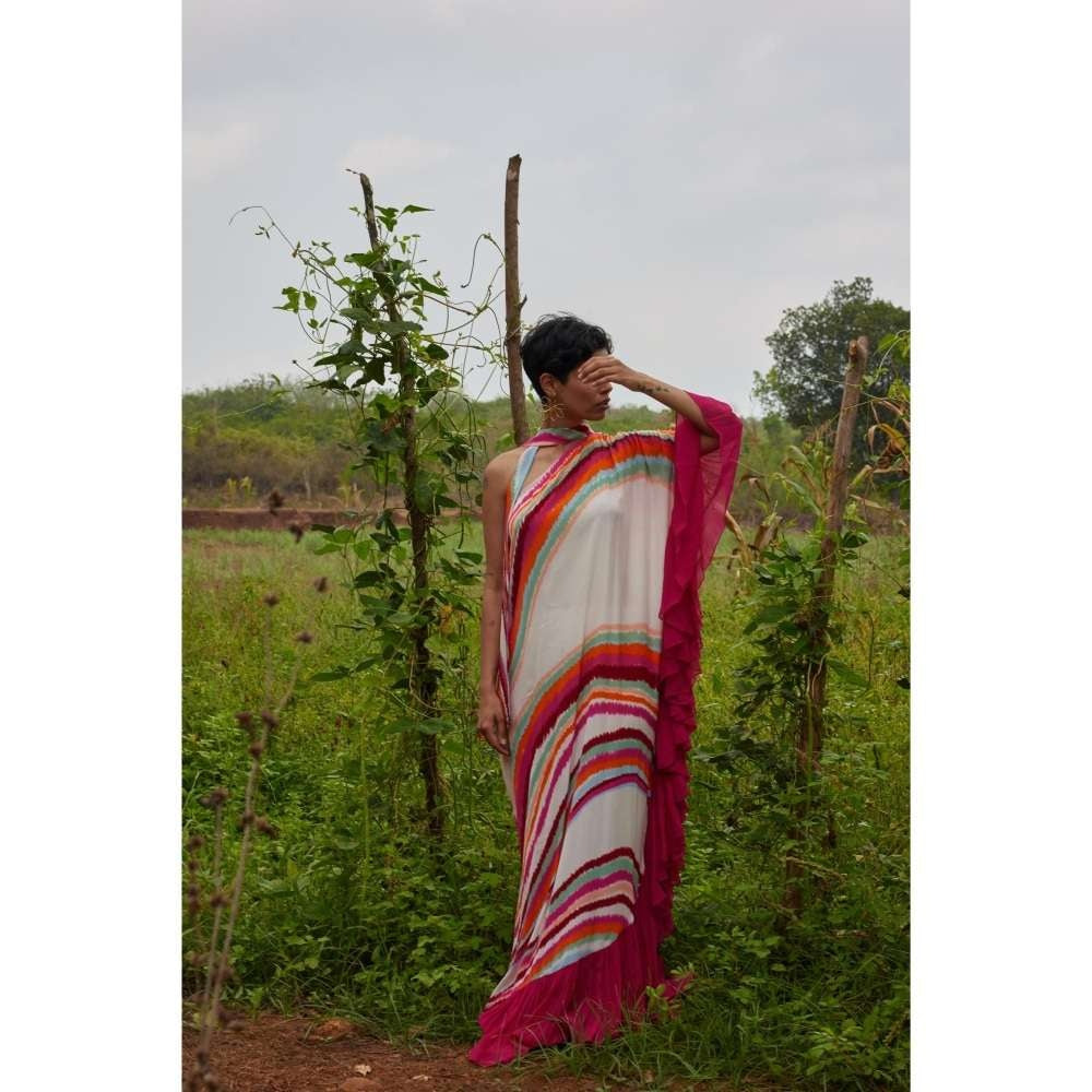 Twinkle Hanspal One ShoulderDress with Frill Detailing