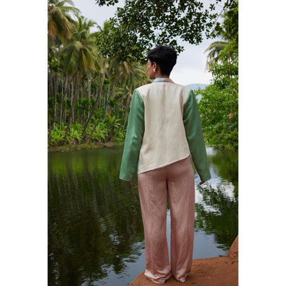 Twinkle Hanspal Color Block Blazer and Pant (Set of 2)