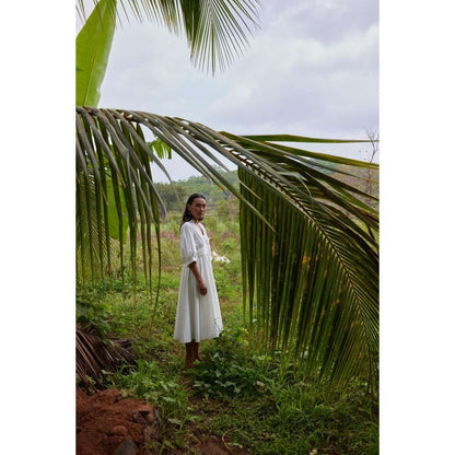 Twinkle Hanspal Midi Dress with Midrif Details