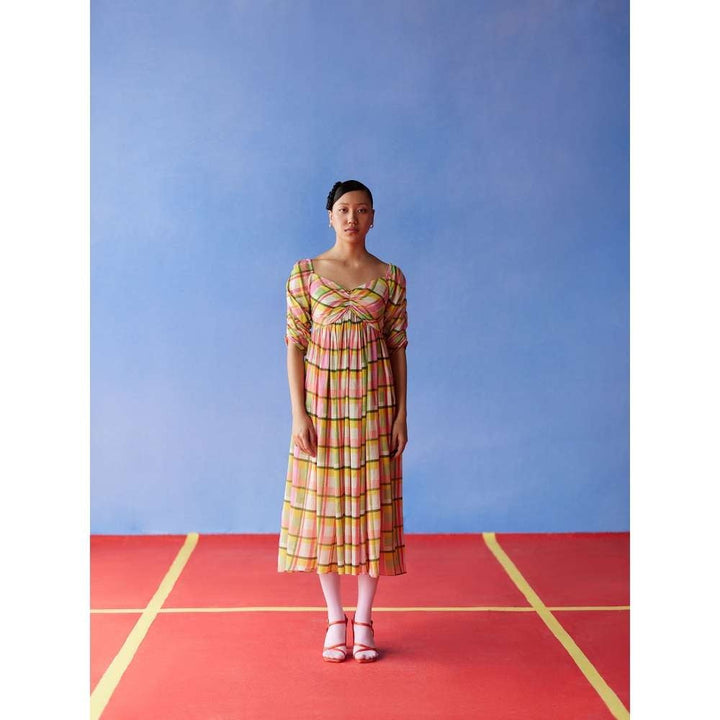 Uri by Mrunalini Rao Barberry Multicolor Midi Dress