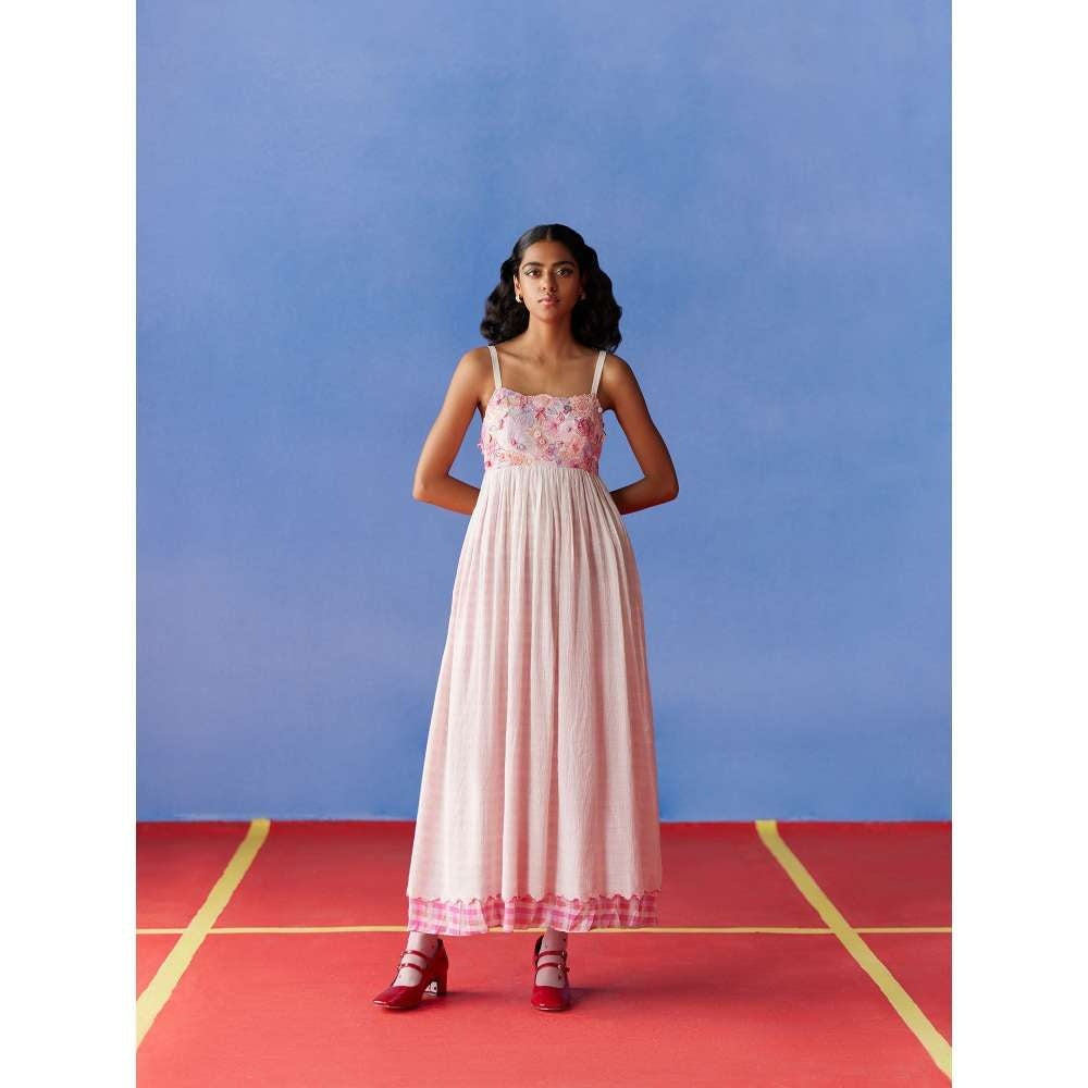 Uri by Mrunalini Rao Sorbet Pink Maxi Dress